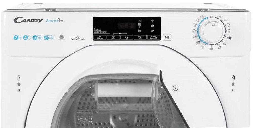 Uscator de rufe incorporabil Candy BCTD H7A1TE-S